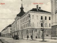 Topnička vojarna, Ilica, Črnomerec, oko 1910. godine